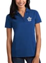 Toronto Maple Leafs Womens Antigua Tribute Polo Shirt - Blue