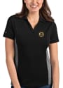 Boston Bruins Womens Antigua Venture Polo Shirt - Black