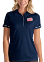 New England Revolution Womens Antigua Salute Polo Shirt - Navy Blue