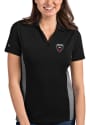 DC United Womens Antigua Venture Polo Shirt - Black