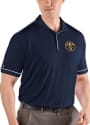 Denver Nuggets Antigua Salute Polo Shirt - Navy Blue