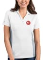Atlanta Hawks Womens Antigua Venture Polo Shirt - White