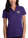Washington Huskies Womens Antigua Tribute Polo Shirt - Purple