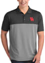 Houston Cougars Antigua Venture Polo Shirt - Grey