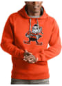Brownie Cleveland Browns Antigua Victory Hooded Sweatshirt - Orange