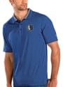 Antigua Dallas Mavericks Blue Stiker Short Sleeve Polo Shirt