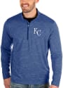 Kansas City Royals Antigua Capacity 1/4 Zip Pullover - Blue