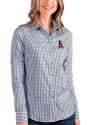 Los Angeles Angels Womens Antigua Structure Dress Shirt - Navy Blue