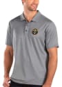 Denver Nuggets Antigua Balance Polo Shirt - Grey