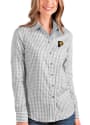 Indiana Pacers Womens Antigua Structure Dress Shirt - Grey