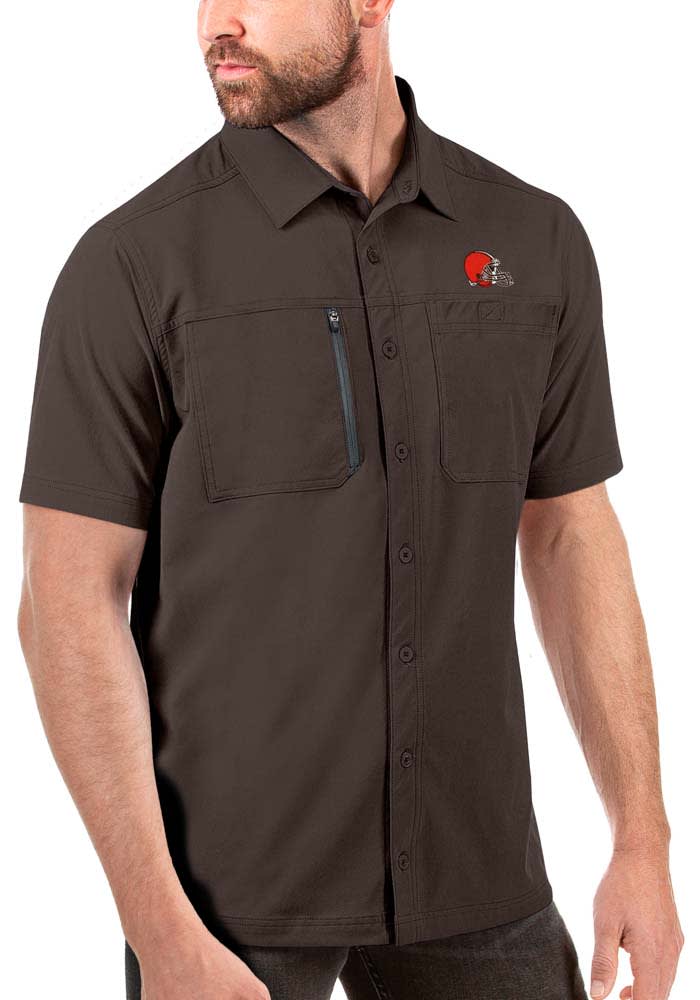 Cleveland browns button down shirt sale