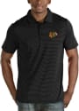 Chicago Blackhawks Antigua Quest Polo Shirt - Black