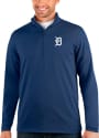 Detroit Tigers Antigua Rally 1/4 Zip Pullover - Navy Blue