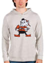 Cleveland Browns Antigua Absolute Hooded Sweatshirt - White