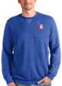 Philadelphia 76ers Antigua Reward Crew Sweatshirt - Blue
