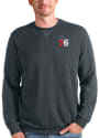 Philadelphia 76ers Antigua Reward Crew Sweatshirt - Black