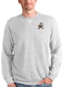 Cleveland Browns Antigua Reward Crew Sweatshirt - Grey