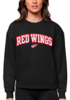 Main image for Antigua Detroit Red Wings Womens Black Victory Crew Sweatshirt