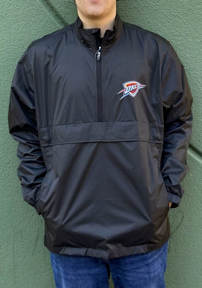 Antigua Oklahoma City Thunder Mens Torrent BLACK Pullover Jackets