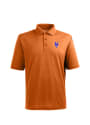 New York Mets Antigua Pique Xtra-Lite Polo Shirt - Orange