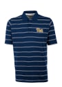 Pitt Panthers Antigua Deluxe Polo Shirt - Navy Blue