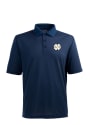Antigua Notre Dame Fighting Irish Navy Blue Pique Short Sleeve Polo Shirt