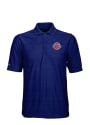Antigua Detroit Pistons Blue Illusion Short Sleeve Polo Shirt