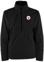 Pittsburgh Steelers Antigua Discover 1/4 Zip Pullover - Black