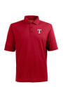 Antigua Texas Rangers Red Xtra-Lite Short Sleeve Polo Shirt