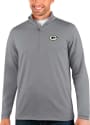 Green Bay Packers Antigua Rally 1/4 Zip Pullover - Grey