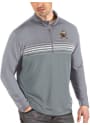 Cleveland Browns Antigua Pace 1/4 Zip Pullover - Grey