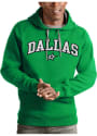 Dallas Stars Antigua Victory Hooded Sweatshirt - Green
