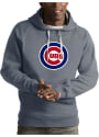 Chicago Cubs Antigua Victory Hooded Sweatshirt - Grey