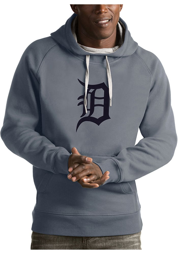 Los Angeles Dodgers Antigua Victory Pullover Hoodie - Heathered Gray