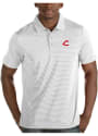 Cleveland Indians Antigua Quest Polo Shirt - White