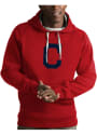 Cleveland Indians Antigua Victory Hooded Sweatshirt - Red
