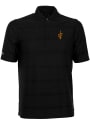 Antigua Cleveland Cavaliers Black Illusion Short Sleeve Polo Shirt