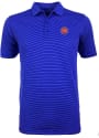 Antigua Detroit Pistons Blue Quest Short Sleeve Polo Shirt