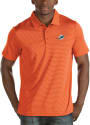 Miami Dolphins Antigua Quest Polo Shirt - Orange
