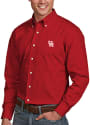Houston Cougars Antigua Dynasty Dress Shirt - Red