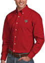 New Mexico Lobos Antigua Dynasty Dress Shirt - Red