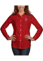 NC State Wolfpack Womens Antigua Dynasty Dress Shirt - Red
