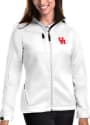 Houston Cougars Womens Antigua Traverse Medium Weight Jacket - White