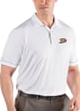 Anaheim Ducks Antigua Salute Polo Shirt - White
