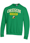 Main image for Mens Oregon Ducks Green Champion Pill Box Grandma Powerblend Crew Sweatshirt