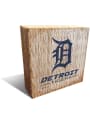 Detroit Tigers Team Logo 6X6 Block Sign
