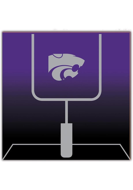 Purple K-State Wildcats Goal Gradient Sign