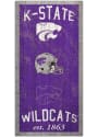 K-State Wildcats 6X12 Heritage Logos Sign