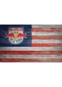 New York Red Bulls Distressed Flag 11x19 Sign