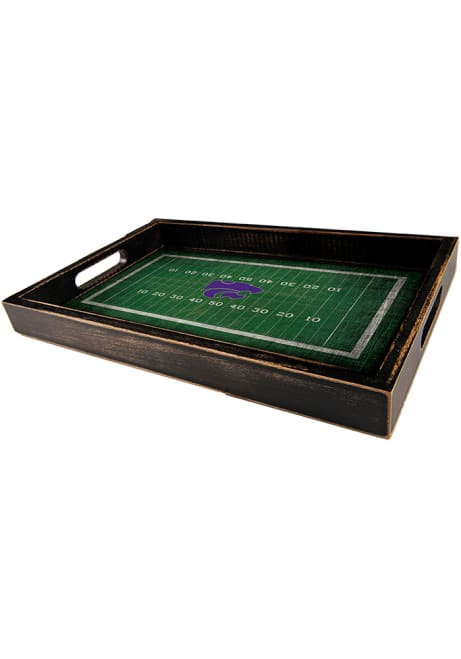Purple K-State Wildcats Field Tray Serving Tray